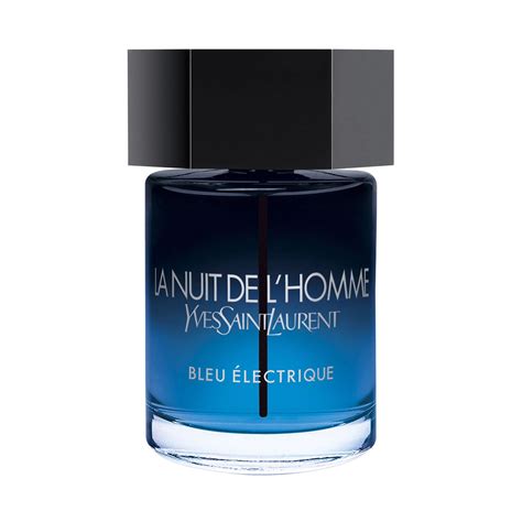 eau de toilette bleu électrique.